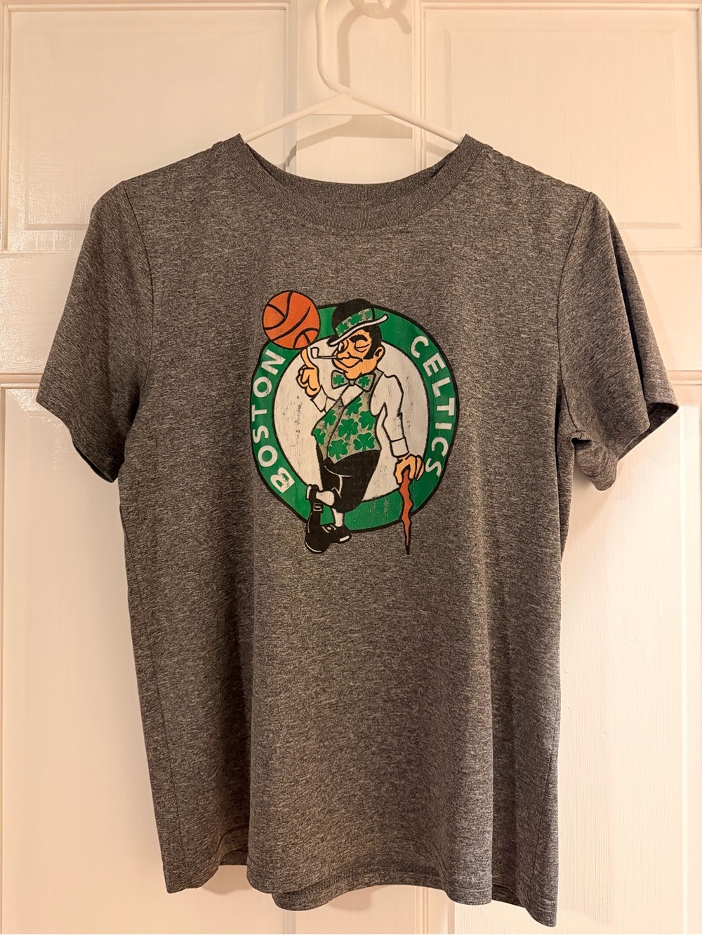 Kids Boston Celtics Grey Logo T-Shirt